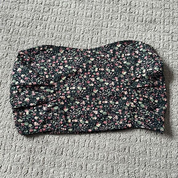 Intimately Free People Floral Crop Tube - Picture 1 of 9